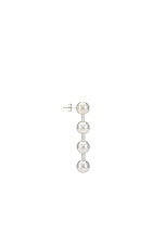 Martine Ali Xl Ball Earring in Silver, view 2, click to view large image.