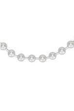 Martine Ali 925 Bulky Ball Choker in Silver, view 2, click to view large image.
