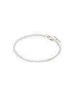 Martine Ali Regee Cuban Bracelet in Silver, view 1, click to view large image.