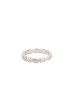 Martine Ali Stacking Groove Ring in Silver, view 3, click to view large image.