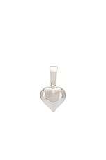 Martine Ali Heart Bale Earring in Silver, view 1, click to view large image.