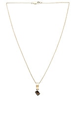 Martine Ali Smokey Topaz Charm Chain in Silver, view 1, click to view large image.