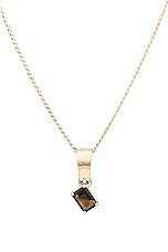 Martine Ali Smokey Topaz Charm Chain in Silver, view 2, click to view large image.
