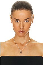 Martine Ali Smokey Topaz Charm Chain in Silver, view 2, click to view large image.