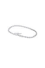 Martine Ali 925 Silver Baby Diamond Cut Bracelet in Silver, view 2, click to view large image.