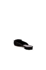 Manolo Blahnik Maysale Flat in Black, view 3, click to view large image.