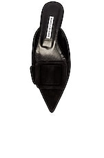Manolo Blahnik Maysale Flat in Black, view 4, click to view large image.