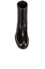 Manolo Blahnik Motosa 30 Boot in Black, view 4, click to view large image.