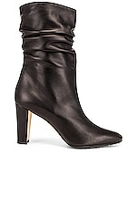 Manolo Blahnik Calasso 90 Boot in Black, view 1, click to view large image.