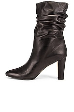 Manolo Blahnik Calasso 90 Boot in Black, view 5, click to view large image.