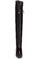 Manolo Blahnik Giovannanu 50 Boot in Black, view 4, click to view large image.