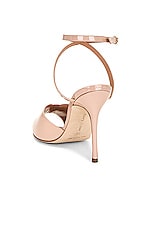 Manolo Blahnik Hourani 105 Patent Pump in Nude, view 3, click to view large image.