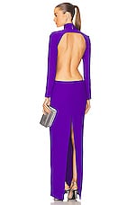 MONOT Backless Maxi Dress in Purple, view 1, click to view large image.