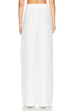 MONOT Pleated Pant in White, view 3, click to view large image.