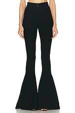 MONOT Ava Spiral Trouser Pant in Black, view 1, click to view large image.