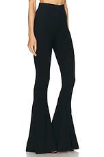 MONOT Ava Spiral Trouser Pant in Black, view 3, click to view large image.