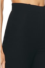 MONOT Ava Spiral Trouser Pant in Black, view 7, click to view large image.