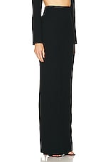 MONOT Back Cutout Pencil Skirt in Black, view 2, click to view large image.