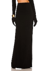 MONOT Column Skirt in Black, view 1, click to view large image.