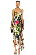 Monse Slip Dress in Print Multi, view 1, click to view large image.
