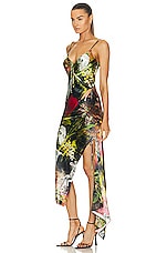 Monse Slip Dress in Print Multi, view 3, click to view large image.