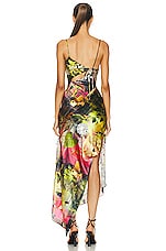 Monse Slip Dress in Print Multi, view 4, click to view large image.