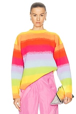 Monse Blurry Stripe Sweater in Multi, view 1, click to view large image.