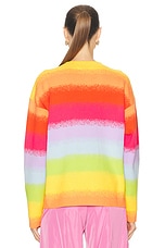 Monse Blurry Stripe Sweater in Multi, view 3, click to view large image.