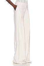 Monse Mesh Bustier Trouser in Ivory, view 2, click to view large image.