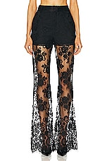 Monse Floral Lace Pant in Black, view 1, click to view large image.