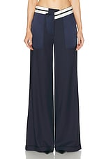 Monse Inside Out Tailored Trouser in Midnight, view 1, click to view large image.
