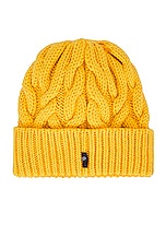 Moncler Grenoble Beanie in Yellow, view 2, click to view large image.