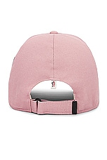 Moncler Grenoble Baseball Cap in Pink, view 2, click to view large image.