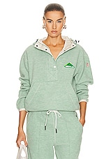 Moncler Grenoble Hoodie Sweater in Green, view 1, click to view large image.