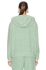 Moncler Grenoble Hoodie Sweater in Green, view 4, click to view large image.