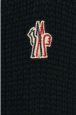 Moncler Grenoble Cardigan in Black & White, view 5, click to view large image.