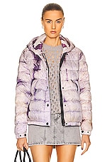 Moncler Grenoble Rives Bomber Jacket in Tie Dye Multi, view 1, click to view large image.