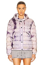 Moncler Grenoble Rives Bomber Jacket in Tie Dye Multi, view 2, click to view large image.