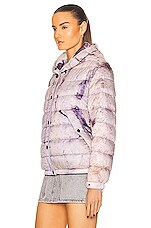 Moncler Grenoble Rives Bomber Jacket in Tie Dye Multi, view 4, click to view large image.