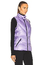 Moncler Grenoble Moye Vest in Lavender, view 3, click to view large image.