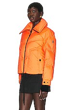Moncler Grenoble Cluses Jacket in Orange, view 4, click to view large image.