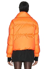 Moncler Grenoble Cluses Jacket in Orange, view 5, click to view large image.