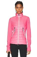 Moncler Grenoble Day-namic Zip Up Jacket in Pink, view 1, click to view large image.