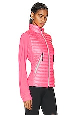 Moncler Grenoble Day-namic Zip Up Jacket in Pink, view 3, click to view large image.