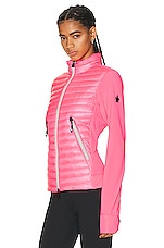 Moncler Grenoble Day-namic Zip Up Jacket in Pink, view 4, click to view large image.