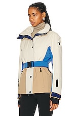 Moncler Grenoble Hainet Jacket in Sand Beige, view 4, click to view large image.