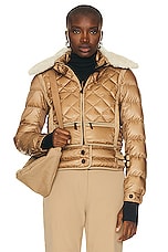 Moncler Grenoble Chaviere Jacket in Beige, view 1, click to view large image.