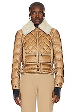 Moncler Grenoble Chaviere Jacket in Beige, view 2, click to view large image.