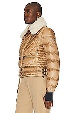 Moncler Grenoble Chaviere Jacket in Beige, view 4, click to view large image.