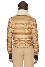 Moncler Grenoble Chaviere Jacket in Beige, view 5, click to view large image.
